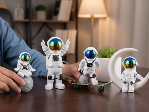 Astronaut Ornament Little Astronaut Model Resin Crafts Home