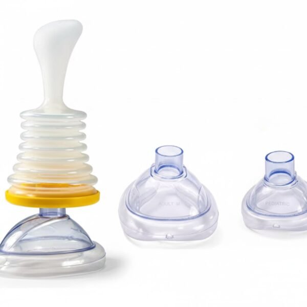 Breathing trainer suffocating Emergency Rescue Mask artificial heart