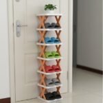 Dormitory Door Simple Slippers Shelf Multi-layer Space-saving Household