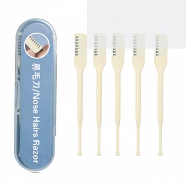 Double-headed nose hair knife manual cleaning nose hair