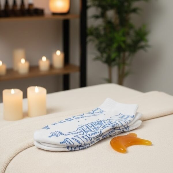 English Foot Therapy Massage Health Care 100 Acupoints