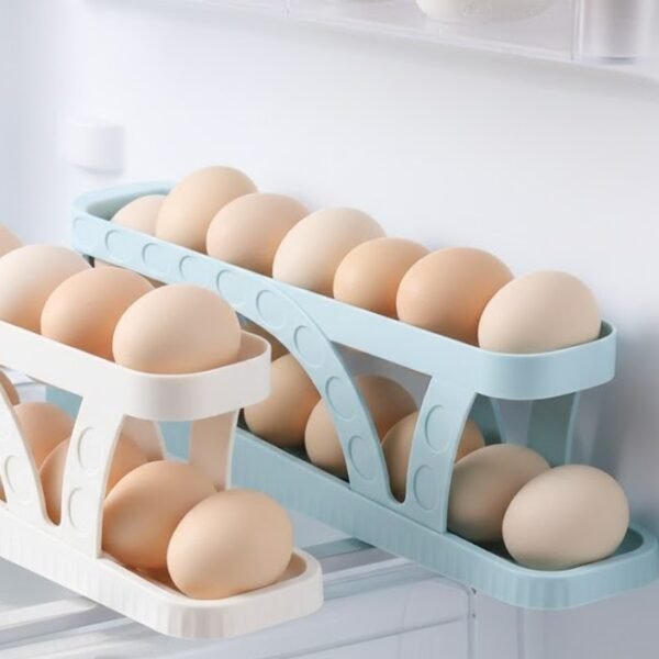 Fresh-keeping box door storage box double-sided dispenser egg