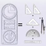 Geometric Drawing Ruler for Primary School Students Drawing