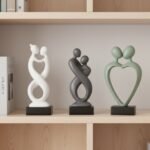 Modern Minimalist Abstract Figure Crafts Ornaments Nordic Bookshelf - Image 2
