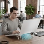 Shield Laptop Stand Desktop Heightening Cooling Stand High-End - Image 4